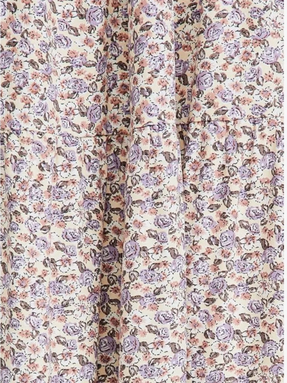 English Factory Floral Ruffle Sleeve Maxi Dress - Lavender- excellent condition - Picture 3 of 6